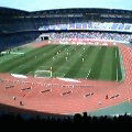 横浜OB vs 横浜ユースの前座試合風景