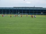 野球場Bの向こうに見えるのは日立柏サッカー場