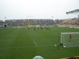 試合前アップ