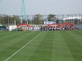 入場して試合開始